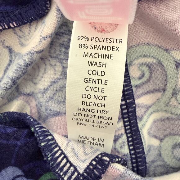 LuLaRoe Disney Alice In Wonderland Queen Of Hearts Leggings One Size Collectible - Picture 3 of 8